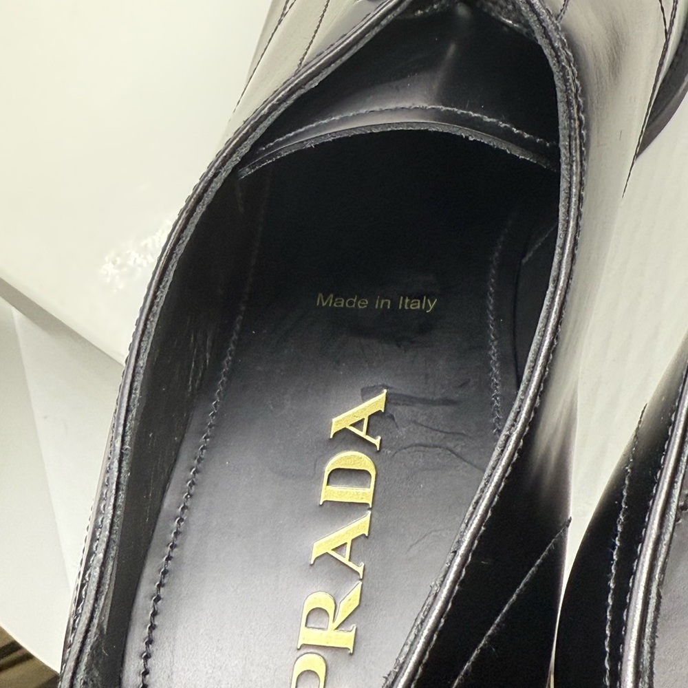Classic Prada Black Men's Dress Shoes